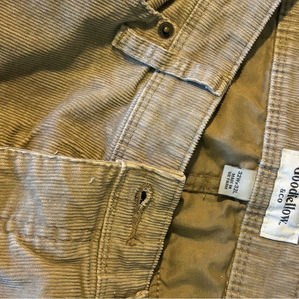 Goodfellow & Co Men's Beige Corduroy Trousers